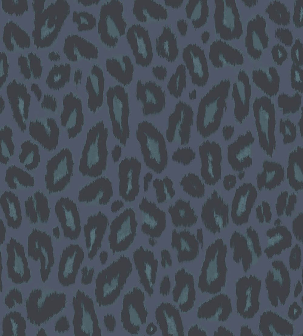 Big Kat Wallpaper by Woodchip & Magnolia Navy