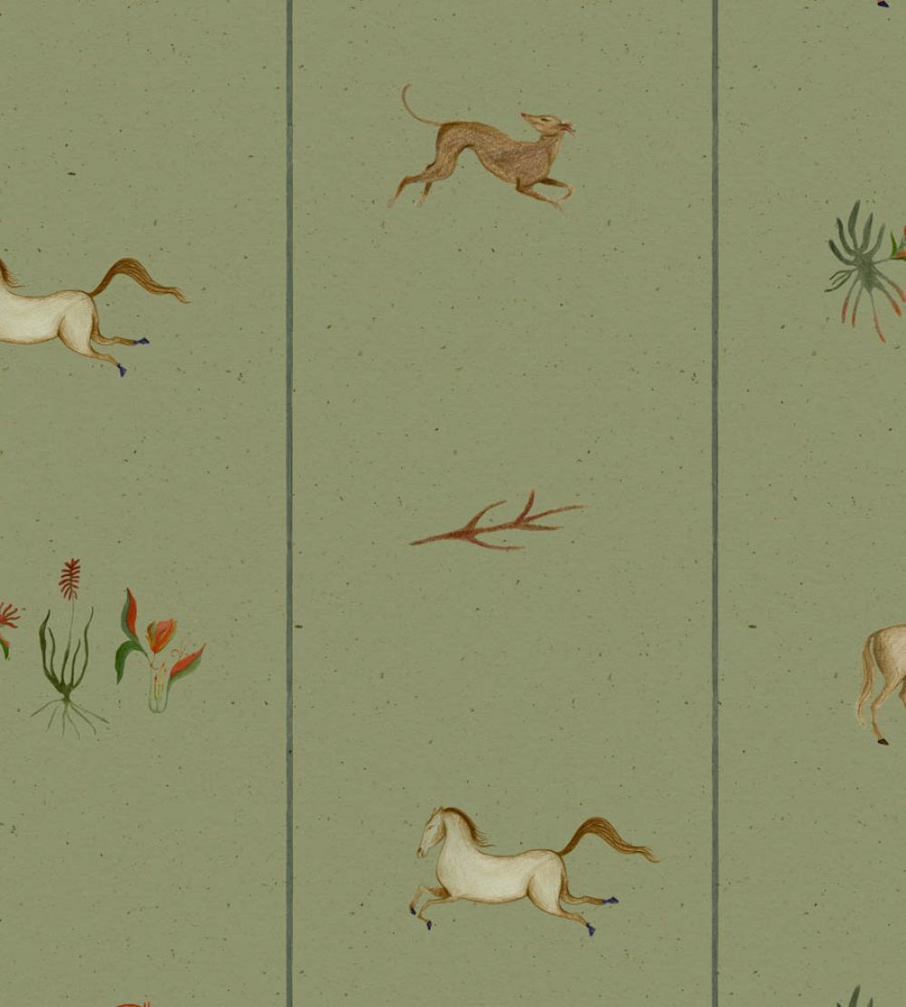 Bike Ride Wallpaper by Coordonne Green