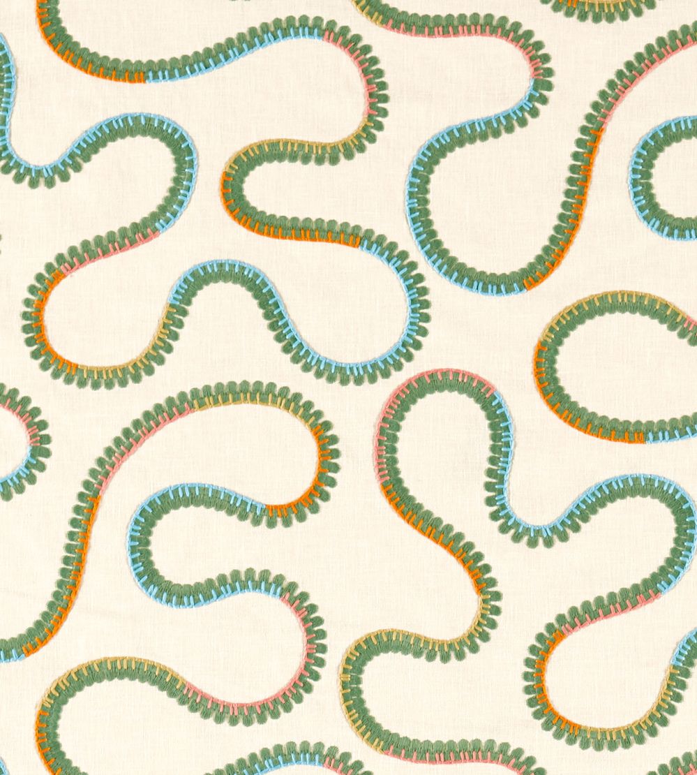 Bimble Embroidery Fabric by Scion Meadow