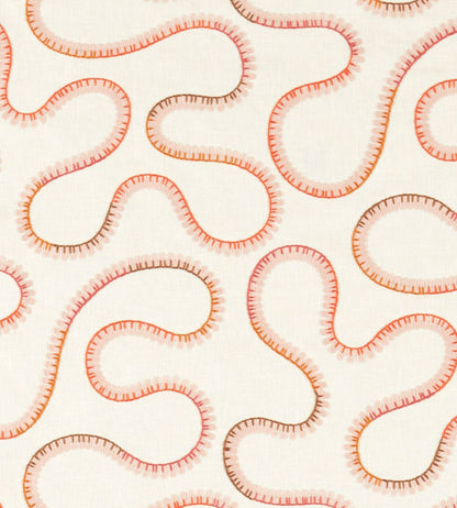 Bimble Embroidery Fabric by Scion Sunset