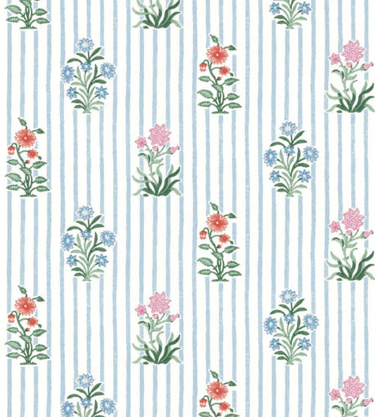 Bindi Flower Wallpaper by DADO 01 Powder Blue