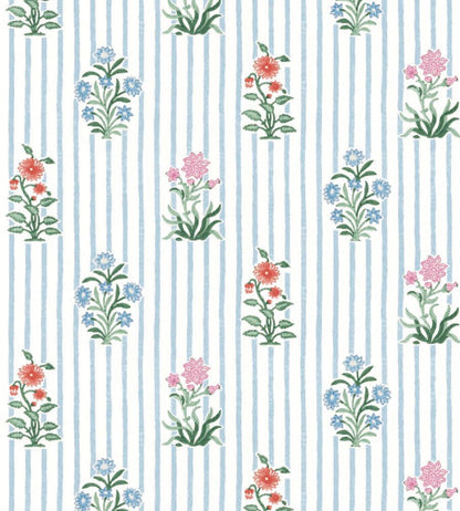 Bindi Flower Wallpaper by DADO 01 Powder Blue