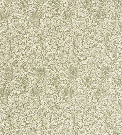 Bird & Anemone Weave Outdoor Fabric by Morris & Co Sage