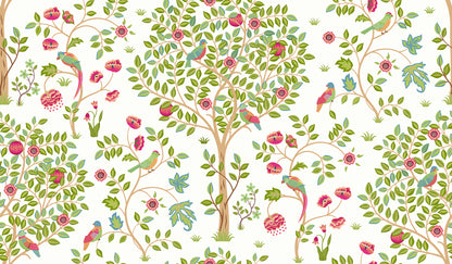 Bird Garden Day mural by Rebel Walls
