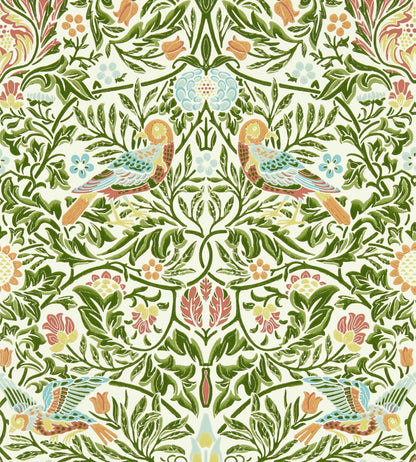 Bird Wallpaper by Morris & Co Boughs Green