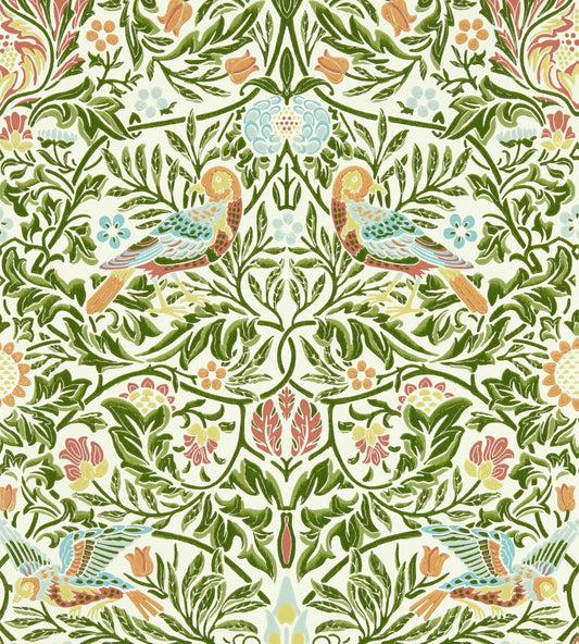 Bird Wallpaper by Morris & Co Boughs Green