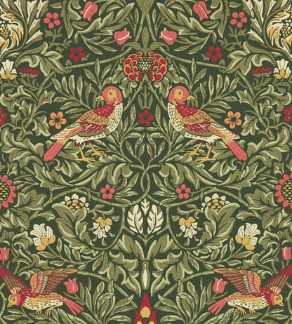 Bird Wallpaper by Morris & Co Wooded Dell