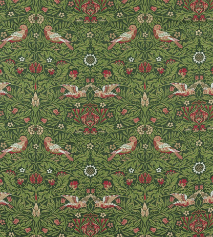 Bird Tapestry Fabric by Morris & Co Tump Green