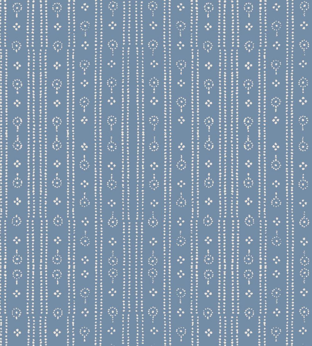 Birdlip Fabric by Parker & Jules Day Blue
