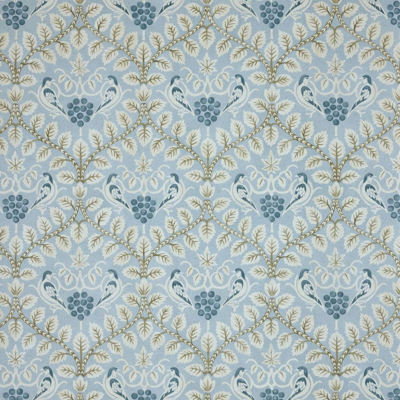 Birds & Grape Wallpaper by Morris & Co | The ReBorn House
