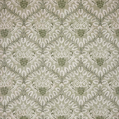 Birds & Grape Muscat Green wallpaper by Morris & Co