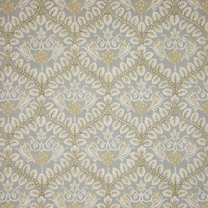 Birds & Grape Burnished Smoke wallpaper by Morris & Co