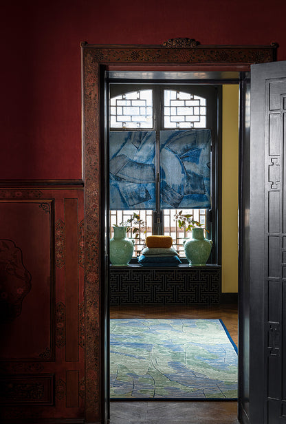 Biwa Rug by Pierre Frey shown in a room setting (view 2)