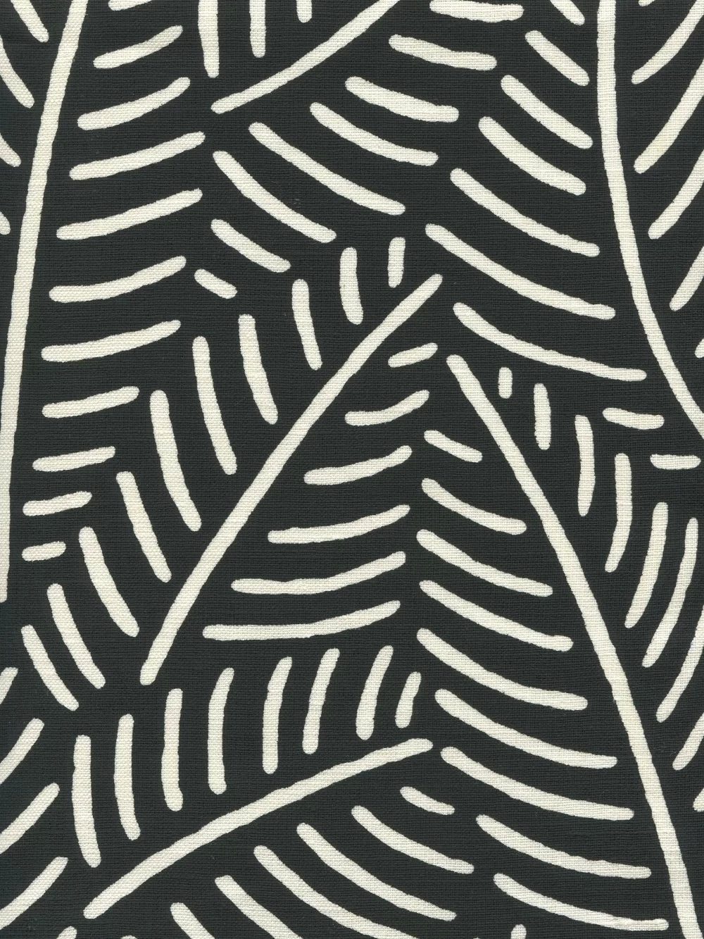 Sauvage Reverse Black fabric by Cloth & Paper