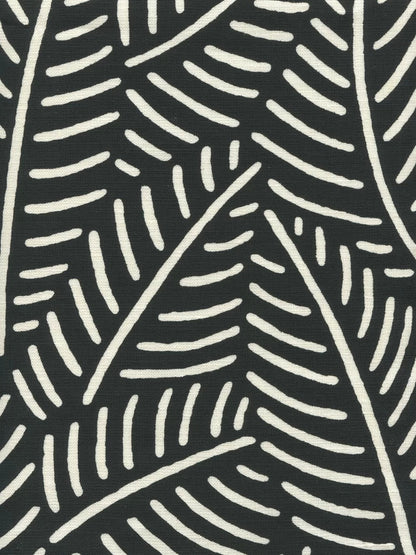 Sauvage Reverse Black fabric by Cloth & Paper