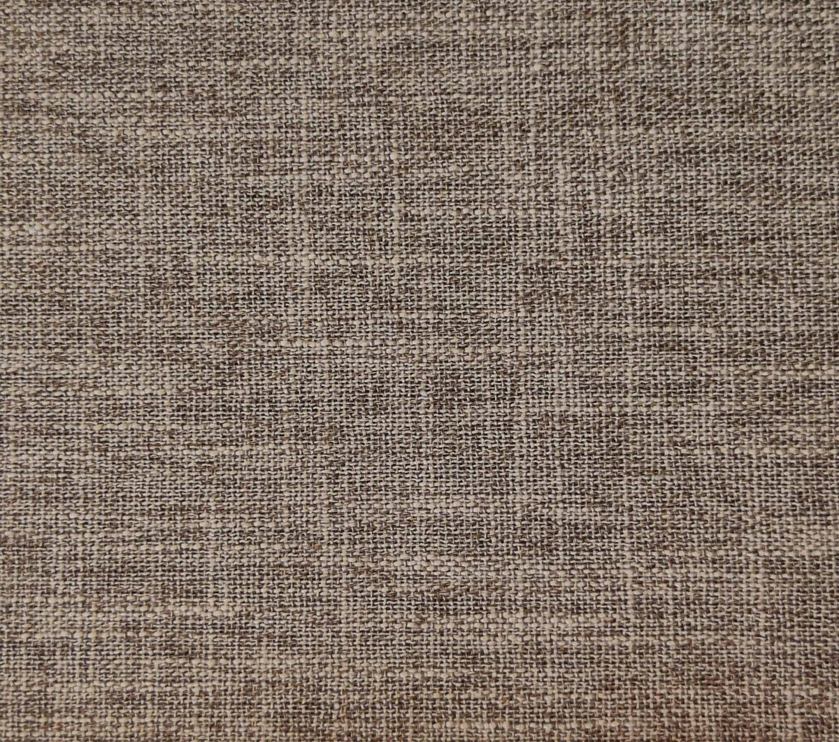 Black Out Linen fabric by Coordonné in Brown T6480006, flat pattern view