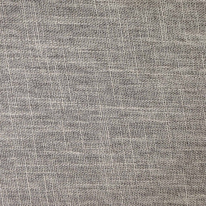 Black Out Linen fabric by Coordonné in White/Grey T6480009, flat pattern view