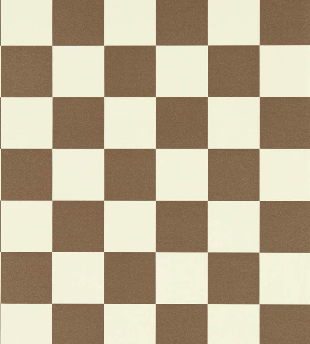 Blenets Check Wallpaper by Harlequin Chocolate