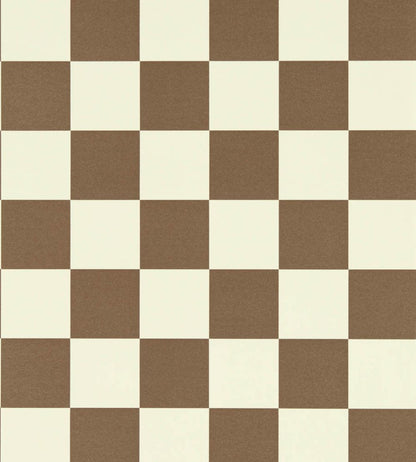Blenets Check Wallpaper by Harlequin Chocolate