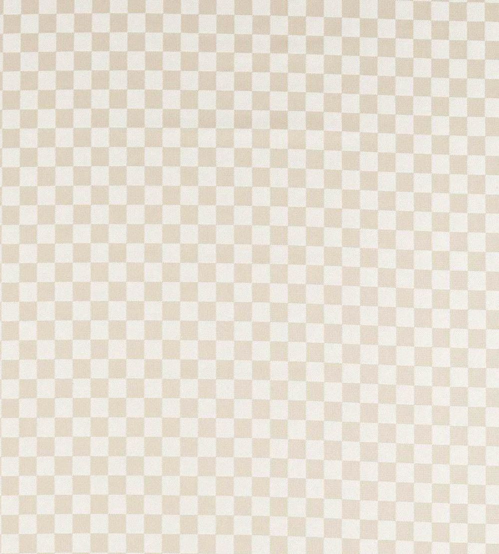 Blenets Check Mini Fabric by Harlequin Oatmeal