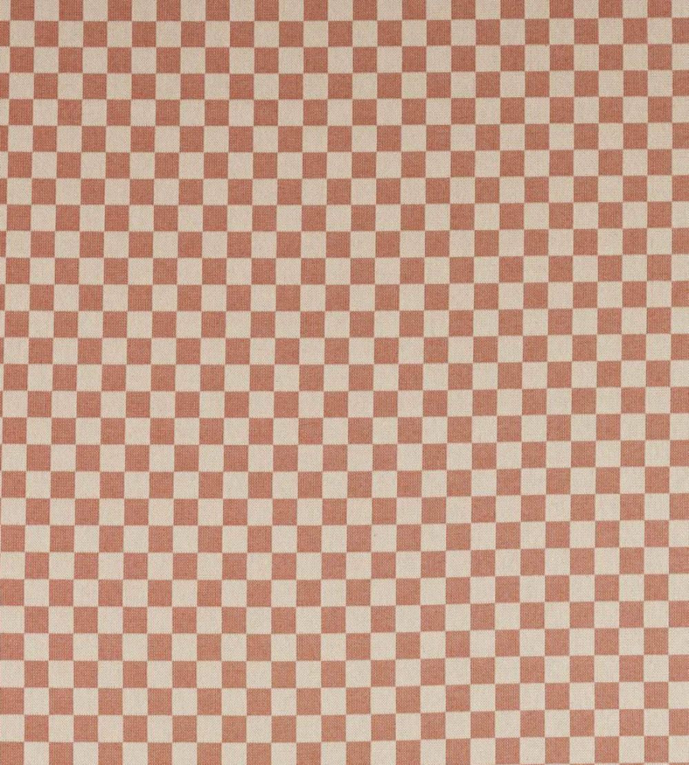 Blenets Check Mini Fabric by Harlequin Terracotta