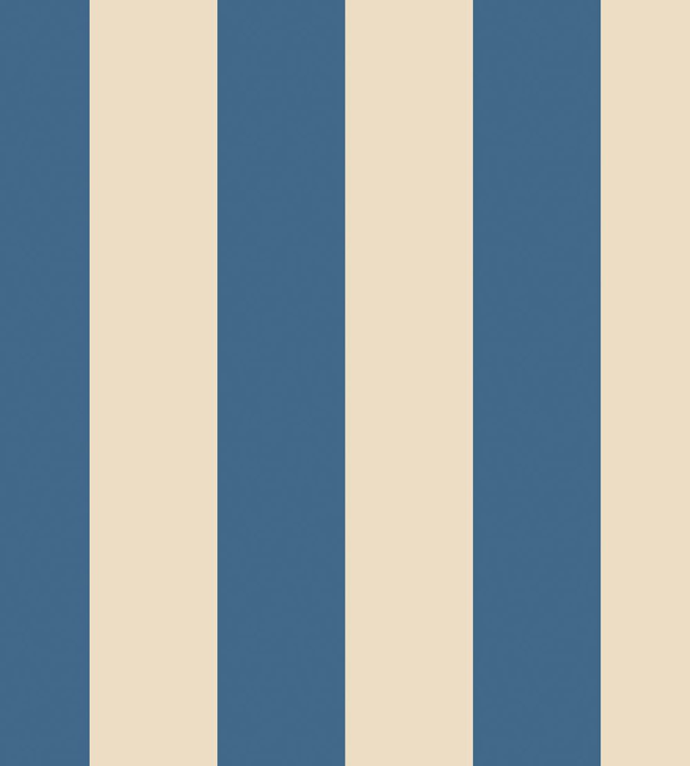Bloc Stripe Wallpaper by Ohpopsi Indigo