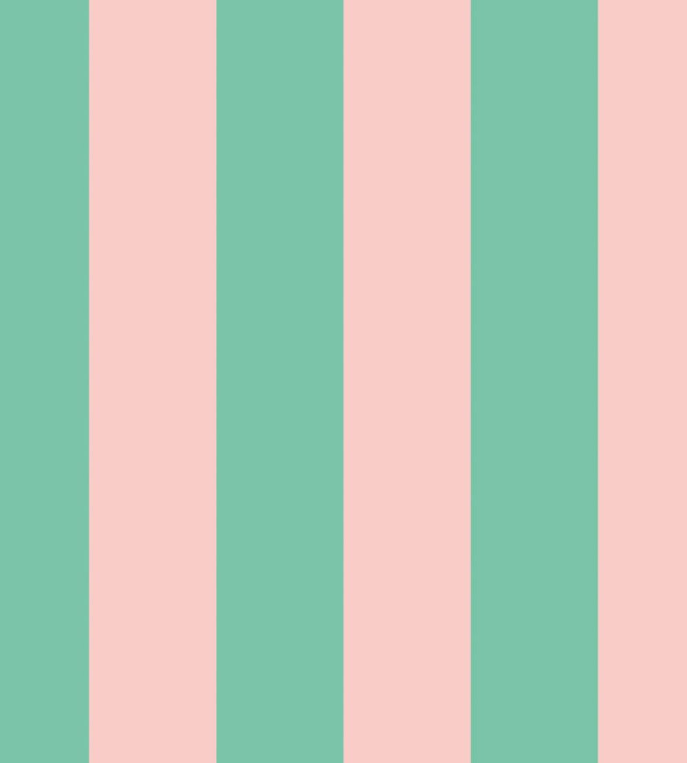 Bloc Stripe Wallpaper by Ohpopsi Jade Blossom