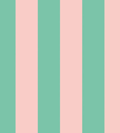 Bloc Stripe Wallpaper by Ohpopsi Jade Blossom