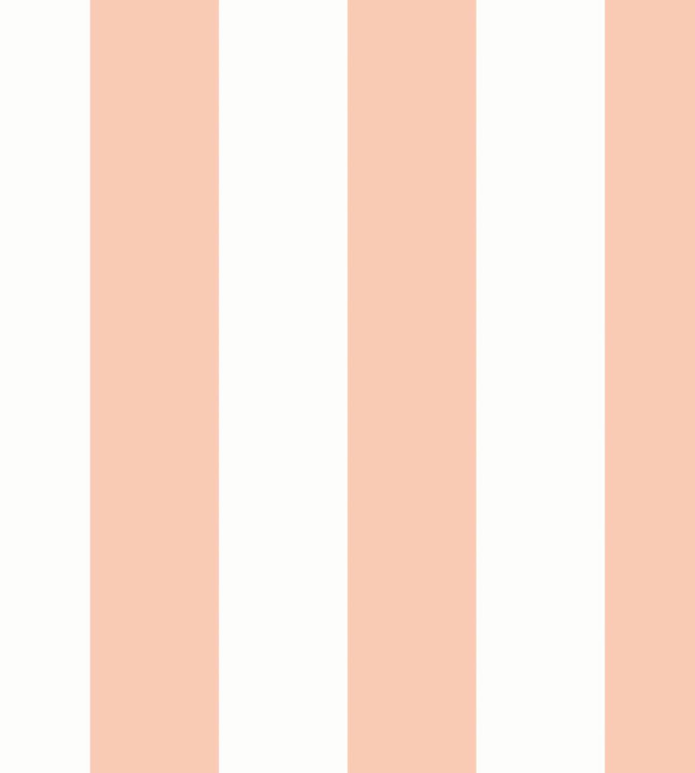 Bloc Stripe Wallpaper by Ohpopsi Peach Puff