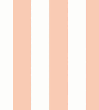 Bloc Stripe Wallpaper by Ohpopsi Peach Puff