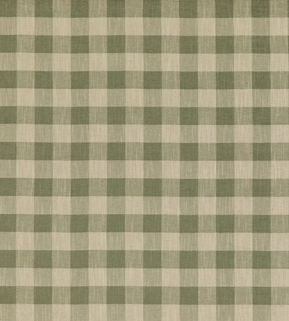 Block Check Fabric by Baker Lifestyle Green