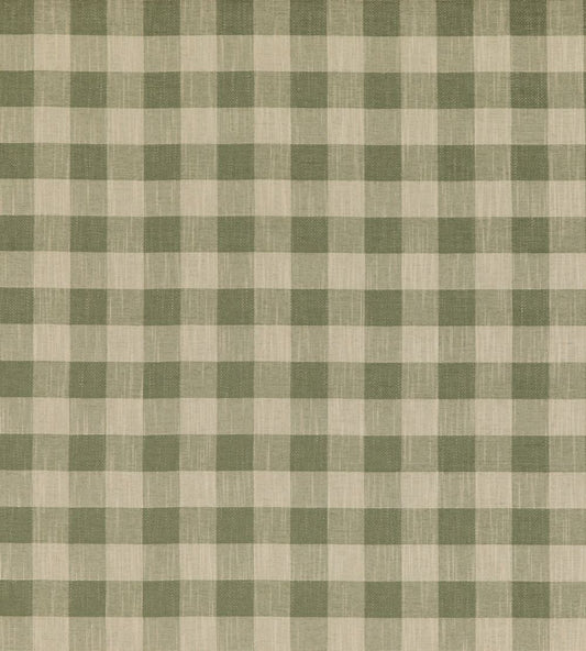 Block Check Fabric by Baker Lifestyle Green