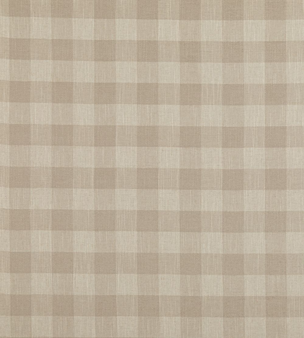 Block Check Fabric by Baker Lifestyle Stone