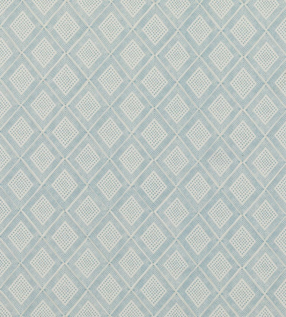 Block Trellis Fabric by Baker Lifestyle Aqua