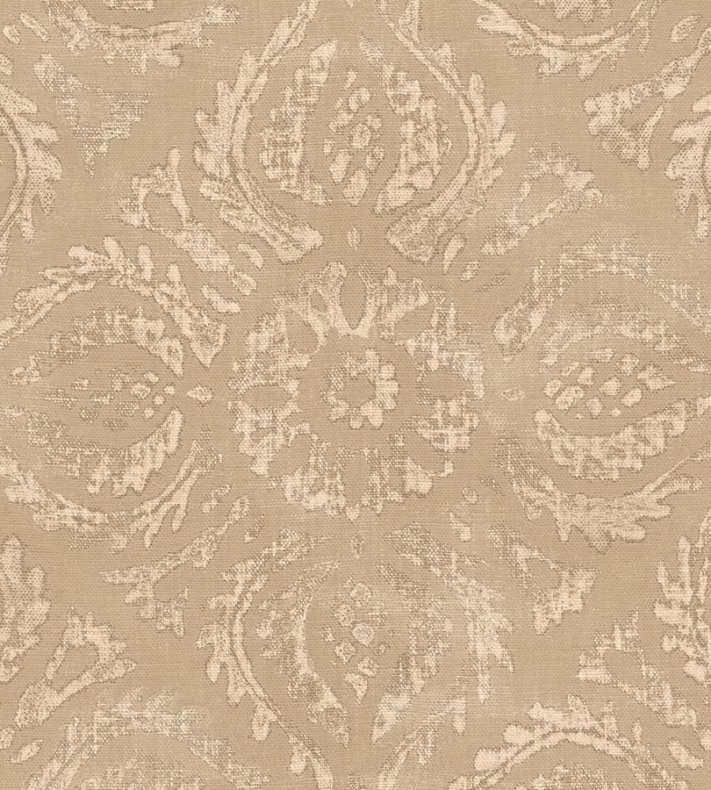 Blockprint Diagonal Tiles Wallpaper by Eijffinger Almond