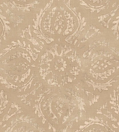 Blockprint Diagonal Tiles Wallpaper by Eijffinger Almond