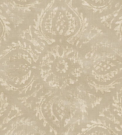 Blockprint Diagonal Tiles Wallpaper by Eijffinger Cream/Sand