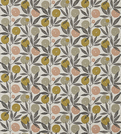 Blomma Fabric by Scion Toffee / Blush / Putty
