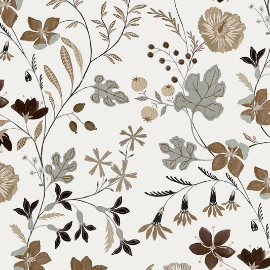 Bloom Fabric by Thibaut in Natural (F914624)