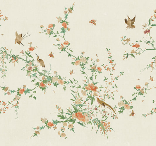 Bloom Spring Green mural by Sandberg
