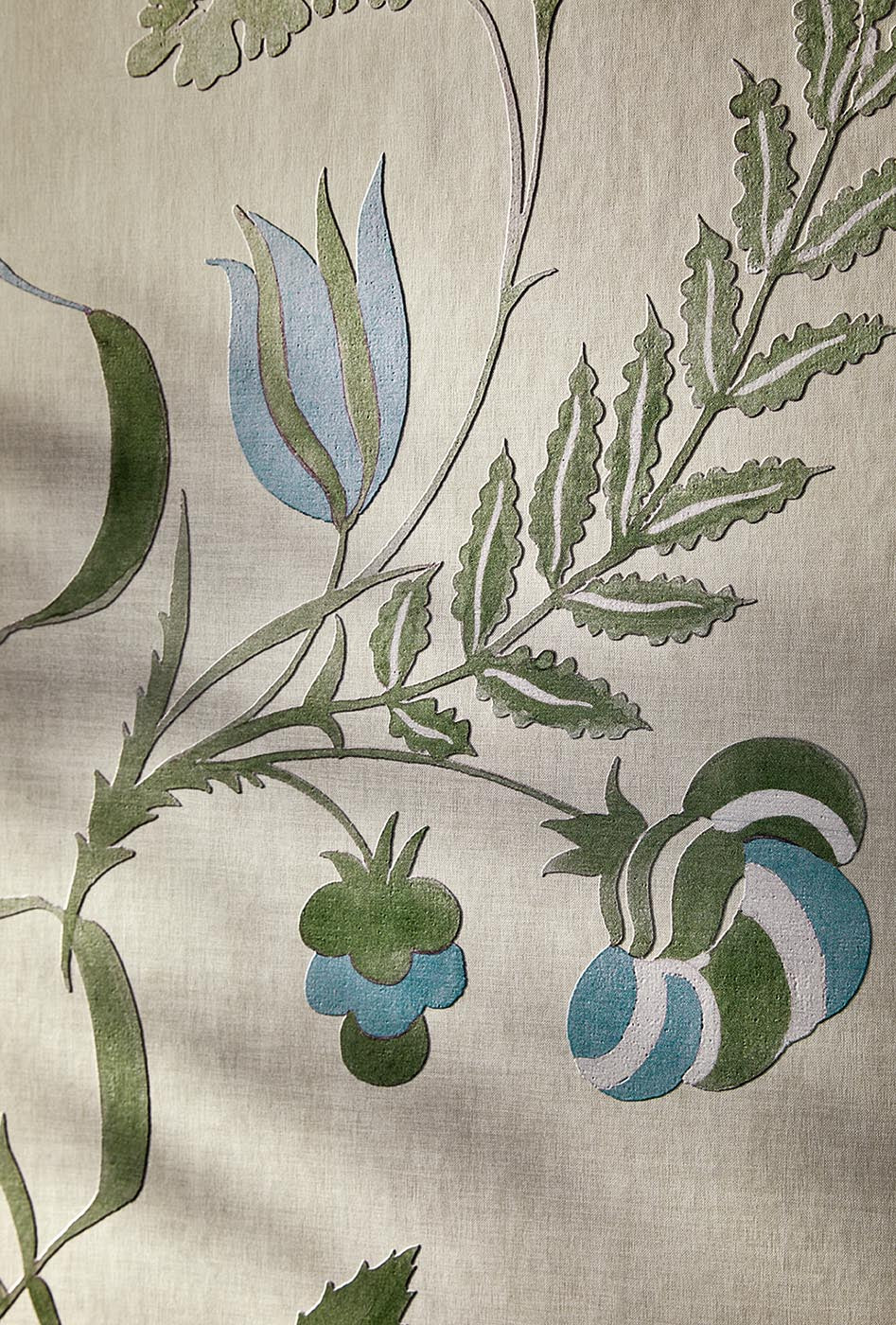Bloomer Wallpaper by Pierre Frey shown in a room setting (view 2)