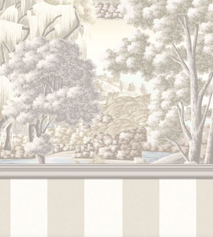 Bloomsbury Mural by Woodchip & Magnolia Winter White