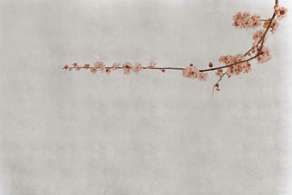 Blossom mural by Coordonné in Branch Pink, flat pattern view