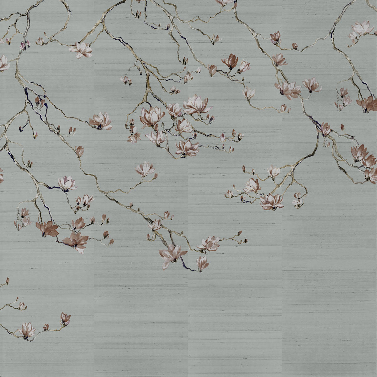 Blossom Mural by Phillip Jeffries in Purple Umber (PJ 6404)