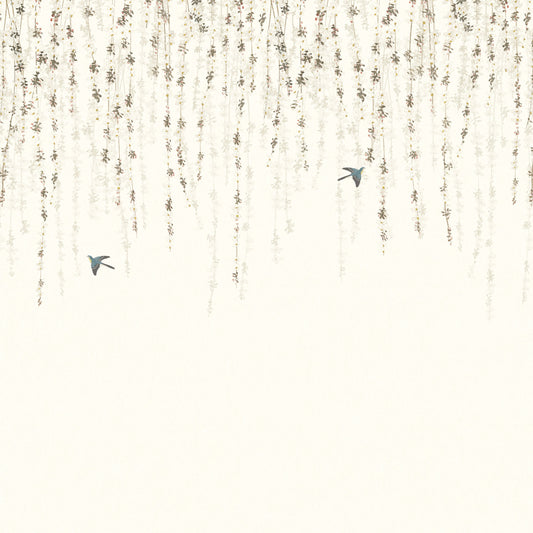Blossom Mural by Thibaut in White (TM24451)
