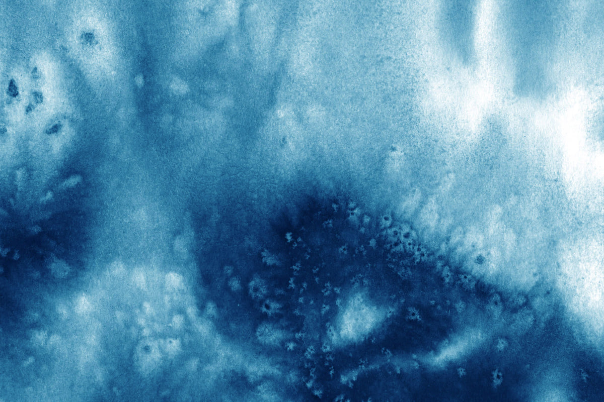 Blot Blue mural by Hovia