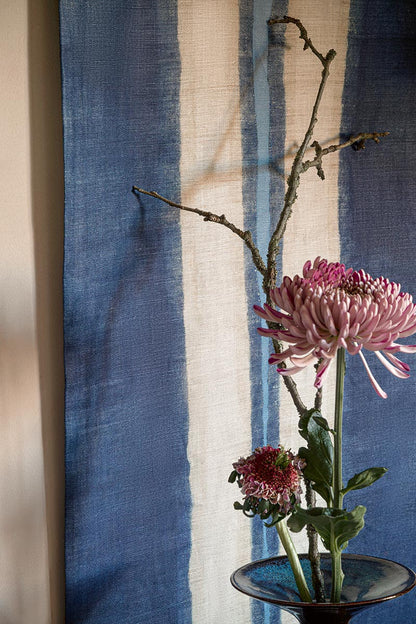 Blue Line Fabric by Pierre Frey shown in a room setting (view 2)