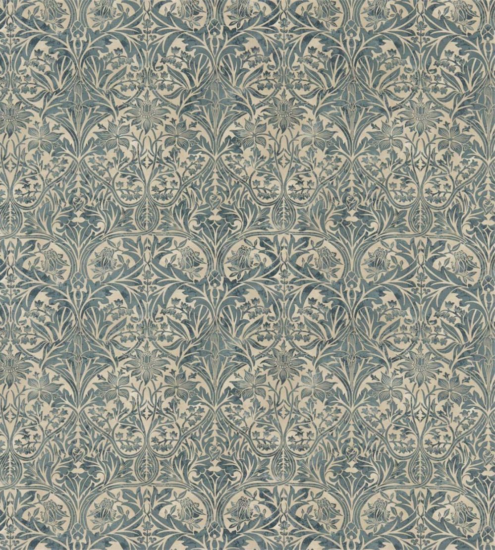 Bluebell Fabric by Morris & Co Seagreen/Vellum