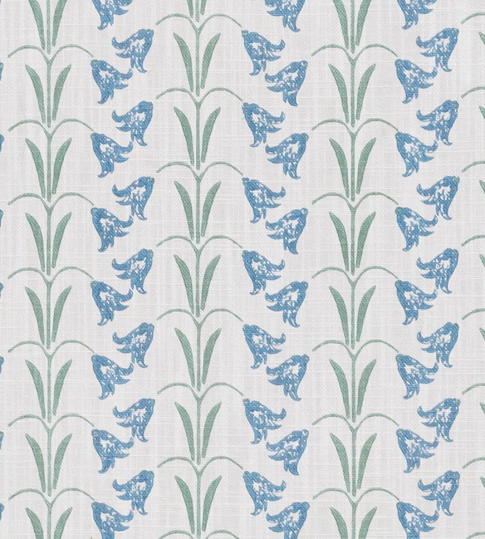 Bluebells Fabric by Barneby Gates Blue/Green