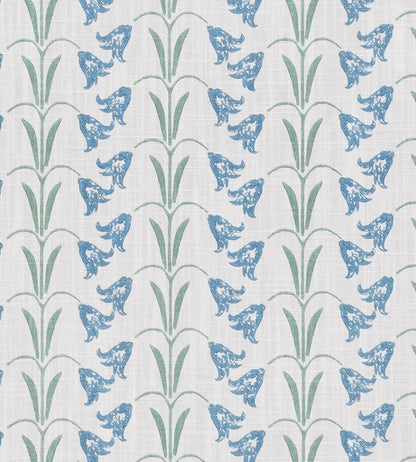Bluebells Fabric by Barneby Gates Blue/Green